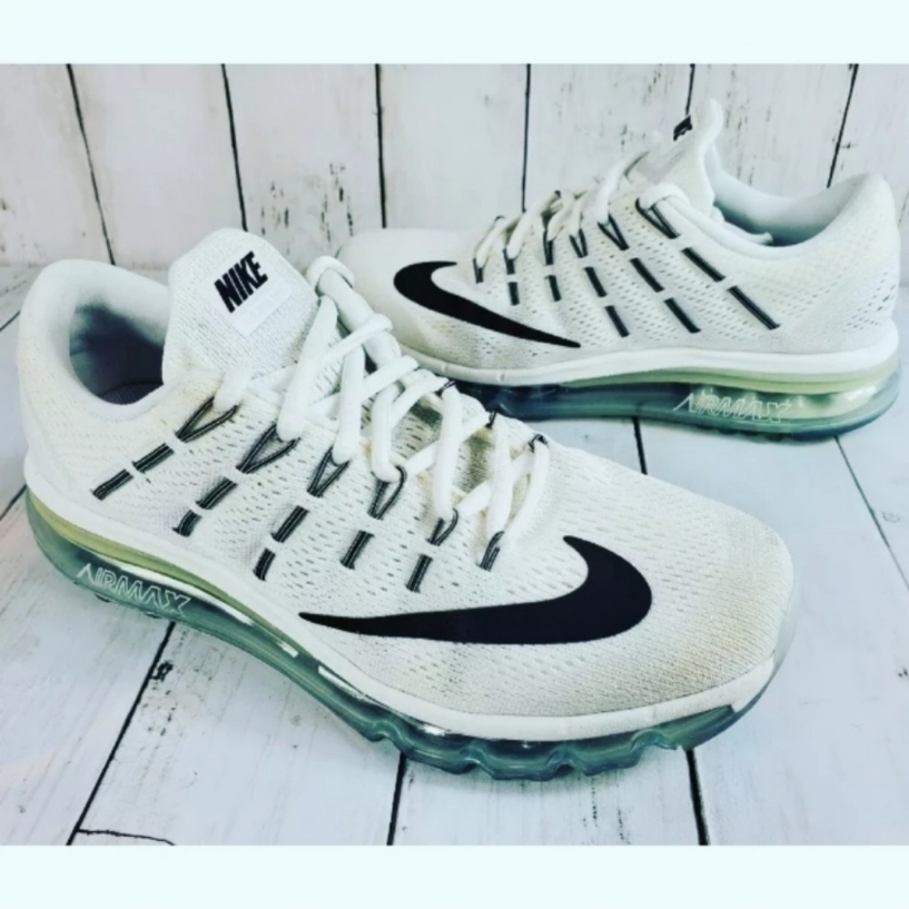 Women's Nike Air Max 2016 Running Shoes 806772-100 Size 8 Summit White